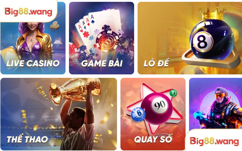 Giới thiệu Big88 Kho trò chơi hấp dẫn Độc đáo